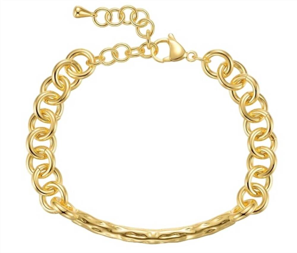 NEW KATIE RAE COLLECTION women's davina bracelet in gold